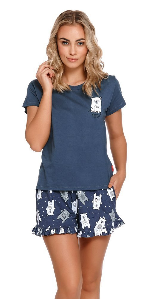 PM.4219 Piżama Damska Doctor Nap - deep blue