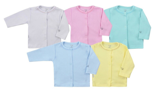 Kaftan bawełniany  "HAPPY BABY" Koala różowy