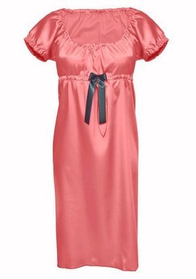 Halka satynowa koszulka damska Anabel DKaren - Puder