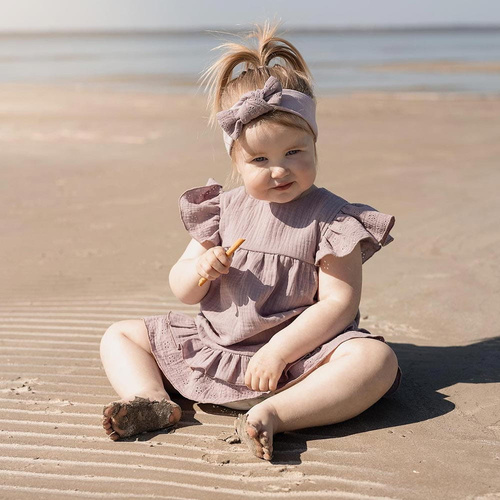 Sukienka muślinowa Botanic Eevi - wrzos