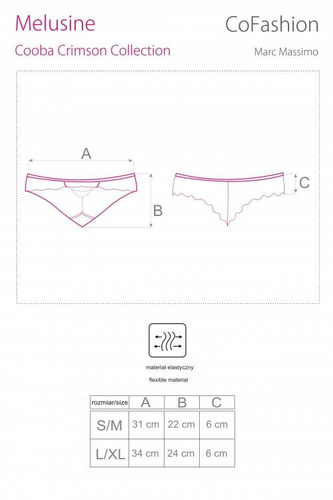 Figi damskie Melusine CF 90390 CoFashion Marc Massimo czarny