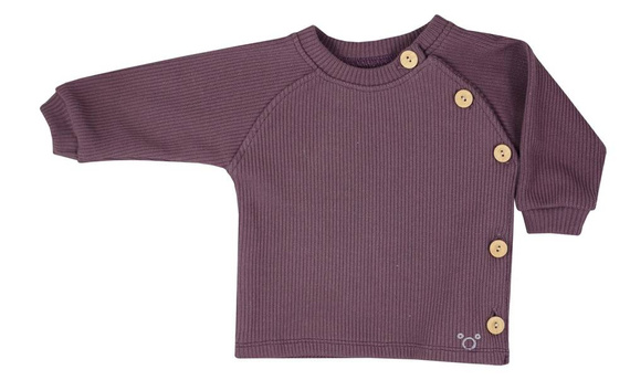 Bluza dresowa rozpinana Pure Koala - śliwka