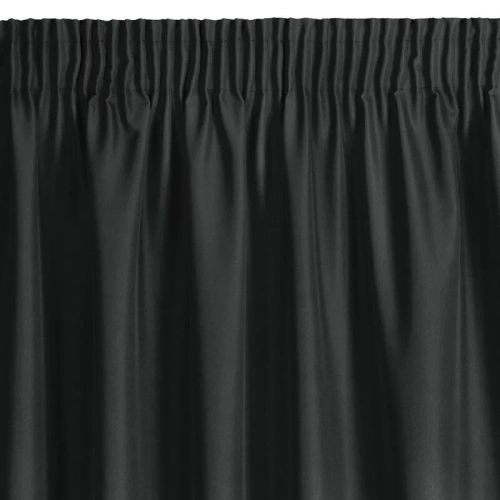 Zasłona na taśmie Rita Eurofirany czarny 