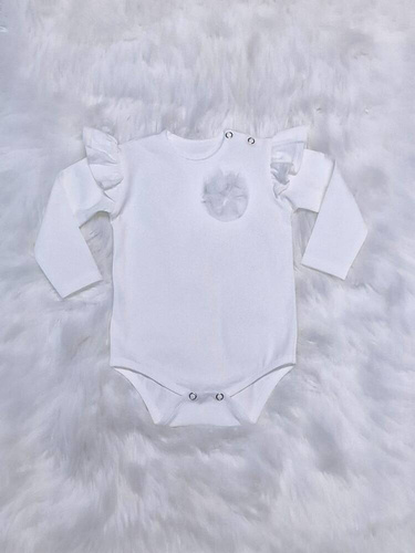 Body z długim rękawem Rozalia Bambarillo ecru