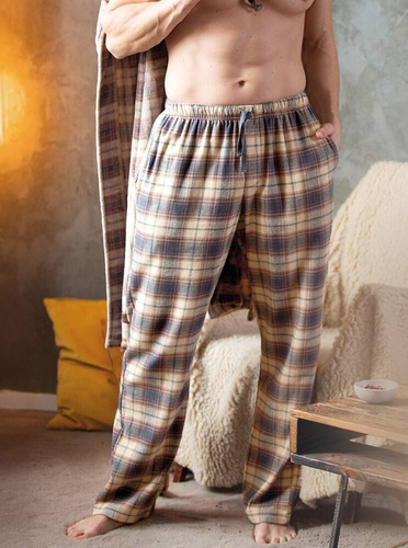 Spodnie piżamowe MHT 402 Key beżowy