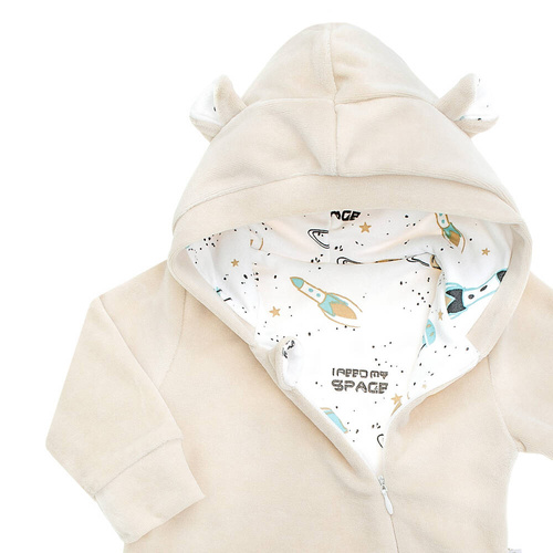 Pajacyk welurowy z podszewką 141293 Nicol 