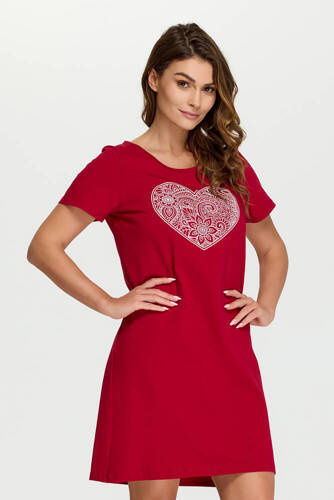 Koszula damska 11 Senizo bordowy