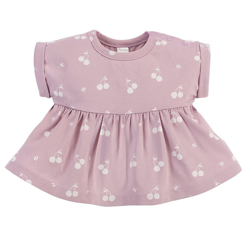 Tunika z krótkim rękawem Sweet Cherry Pinokio - różowy druk 