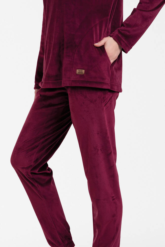 Komplet damski Akara Italian Fashion - bordowy