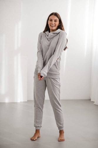 Bluza do karmienia Milk Please Milk&Love jasny szary melanż