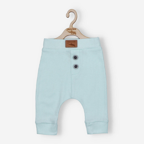 Spodnie prążkowane Lagarto Verde - niebieski