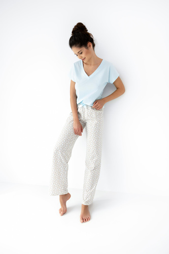 Piżama damska Kira Sensis - miętowy