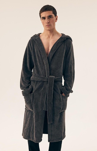 Henderson 43012 Mild – szlafrok męski z kapturem i kieszeniami