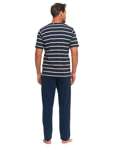 Piżama męska PDM 5300-012 Moraj -granatowy