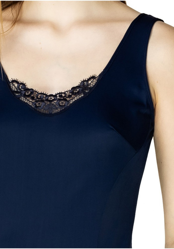 Halka koszula nocna 4127 Amelia Mewa granatowy