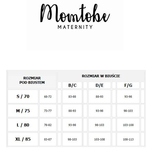 Biustonosz do karmienia Sport Black Momtobe czarny