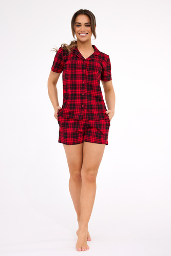 Cornette Tracy 2 346/424 – piżama damska bawełniana, krótki rękaw i spodnie