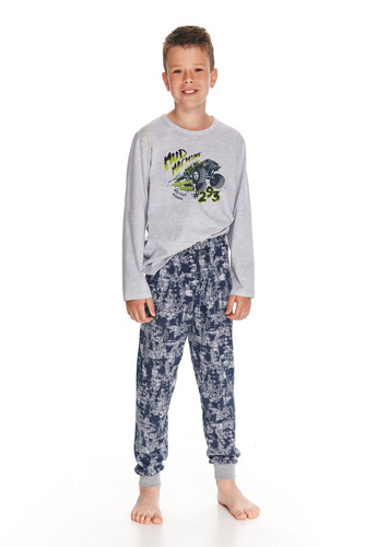 Piżama dla chłopca 2823, 2824 Massimo Taro szary melanż