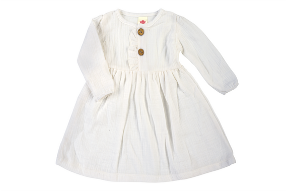 Sukienka muślinowa "Just Muslin" Makoma ecru