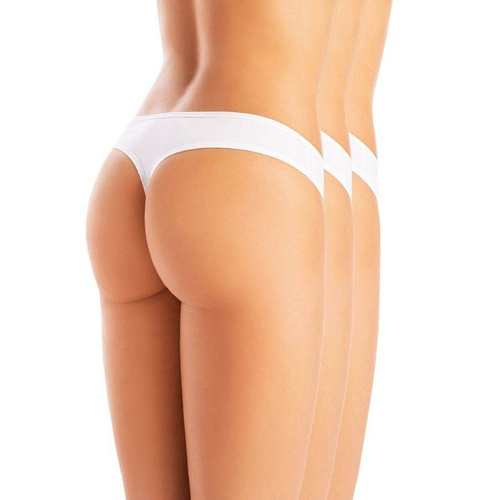 Stringi bambusowe wielopak Brazistri Teyli - białe