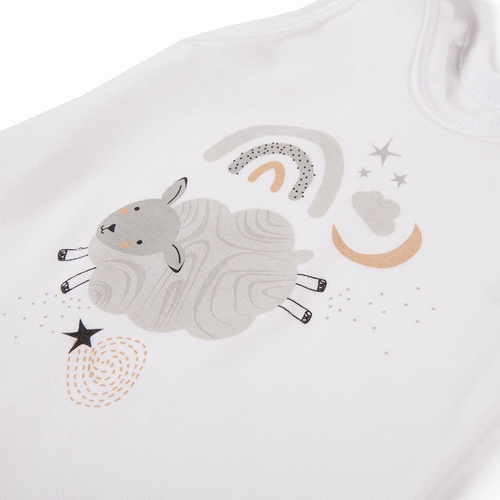 Śpiochy niemowlęce Mellow Ewa Klucze- biały 