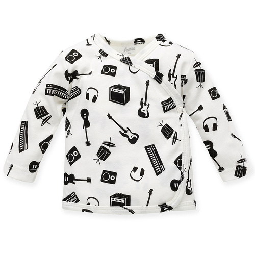 Kaftanik niemowlęcy Lets Rock Pinokio - ecru