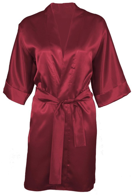 Podomka 90 Szlafrok Damski Dkaren - bordowy