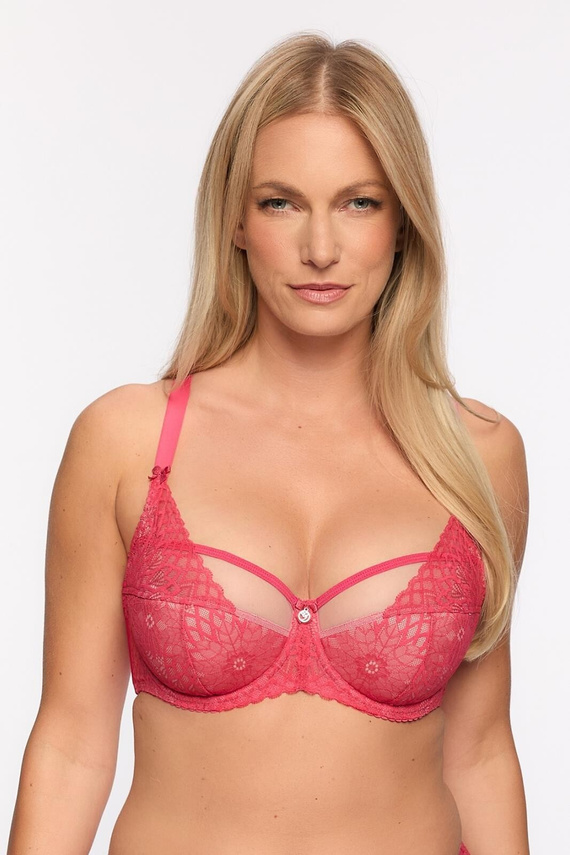 Biustonosz półusztywniany semi soft BS 1292 Clementine Gaia koralowy