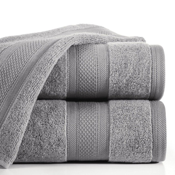 Ręcznik żakardowy "MODERN" Eurofirany srebrny