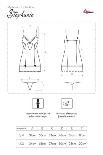 Komplet dwuczęściowy Stephanie LC 90227 LivCo Corsetti Fashion