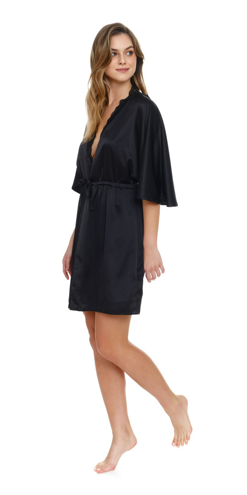Szlafrok damski 5102 Doctor Nap - black