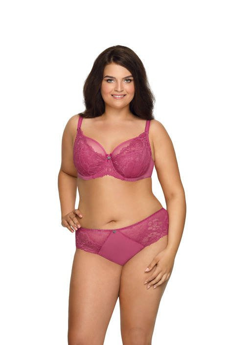 Biustonosz miękki z fiszbinami 1946 Ava różowy