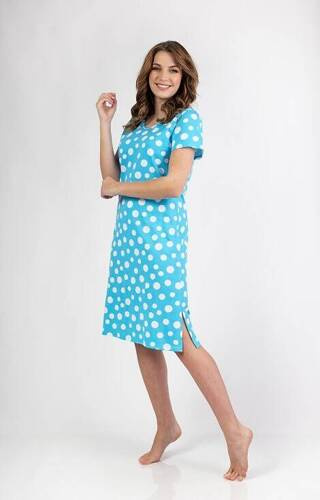 Koszula damska 157 Regina - turkusowa