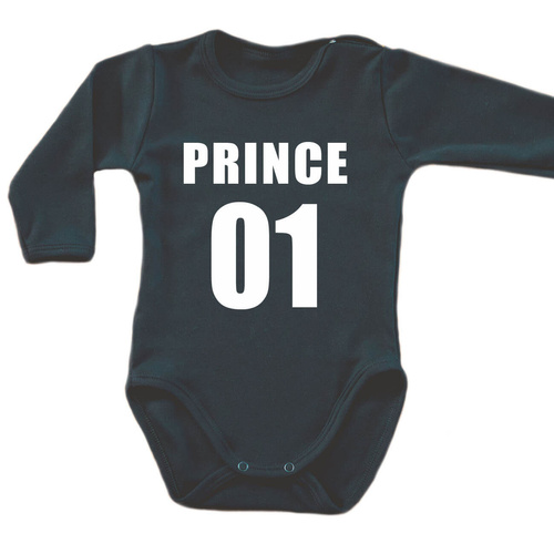 "Prince książę 01" body długi rękaw Moocha czerwony