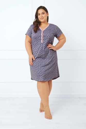 Koszula do karmienia z krótkim rękawem Tiana Italian Fashion - druk