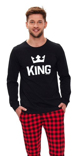 PMB.9761 Piżama Męska Doctor Nap - red