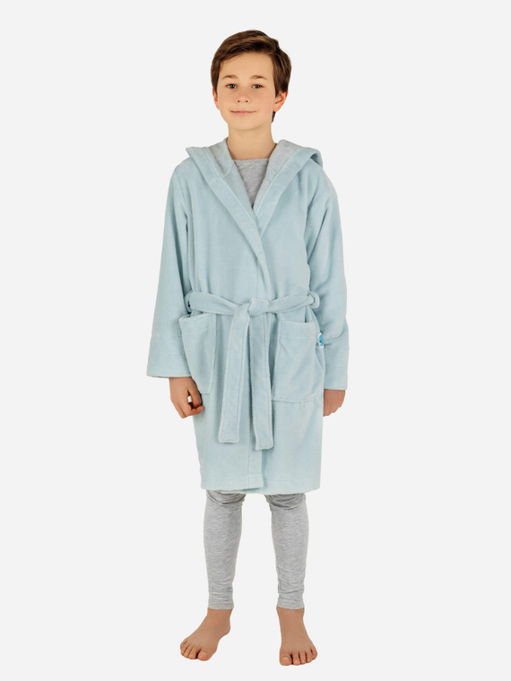 Szlafrok dziecięcy bambusowy Bamboo ByShelly - miętowy