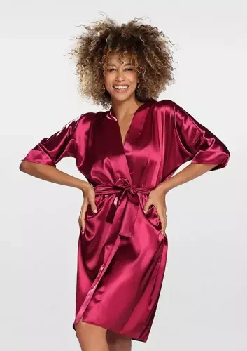 Podomka damska satynowa 100 Dkaren - bordo