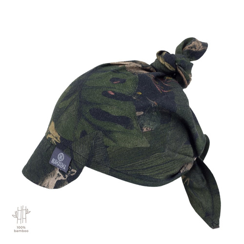 Bambusowa chustka z daszkiem Tropical Vibes- Makaszka