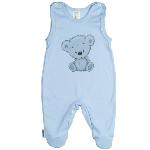 Śpiochy niemowlęce Miś Martex niebieski