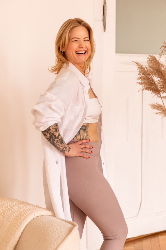 Legginsy prążkowane Marija 3411D/F – wygoda i styl na co dzień