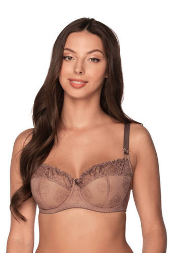 Biustonosz półusztywniany BS 1107 Elena Gaia mokka