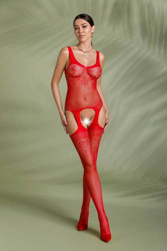 Bodystocking ECO BS008 Passion czerwony