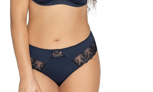 Półusztywniany Biustonosz MAXI 1921 Ava czarny