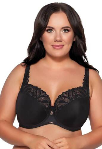 Biustonosz Usztywniany Maxi Full Cup  2107 Ava czarny
