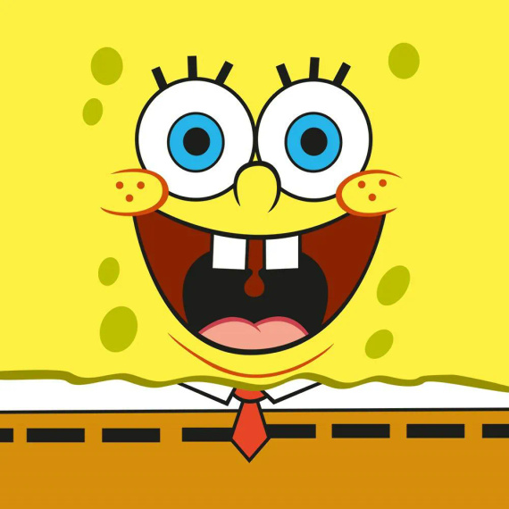 Ręcznik magiczny Sponge Bob Carbotex żółty 