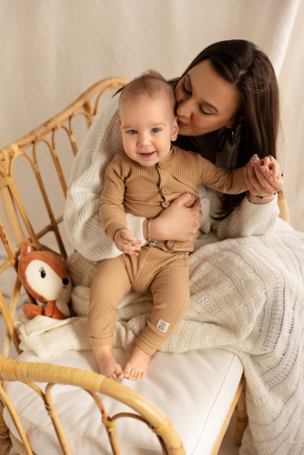 Spodnie "Natural Harmony" Makoma latte