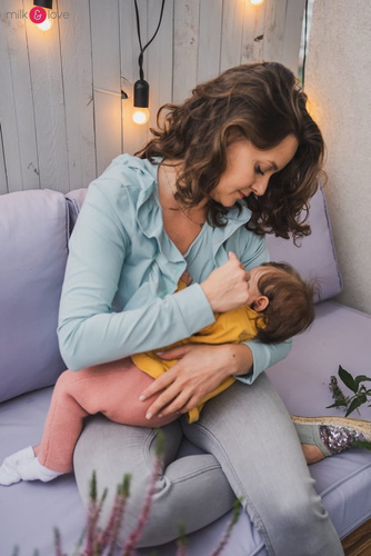 Bluzka do karmienia Milky Waves Milk&Love czarny