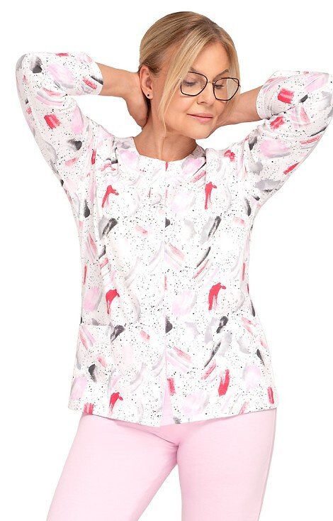 Martel Maria III 202 – piżama damska rozpinana 100% bawełna-31 różowa