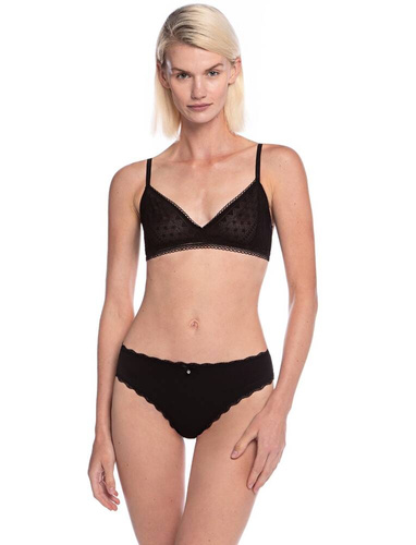  Figi Damskie L-1535 BI  A'2 Lama czarny mix kolor